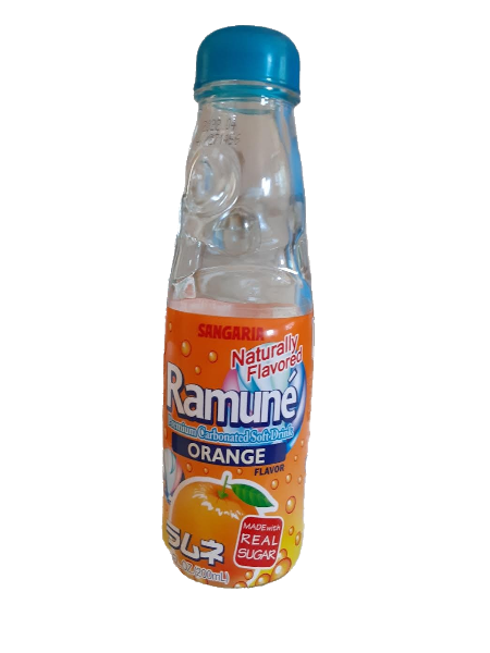Ramuné orange bottle