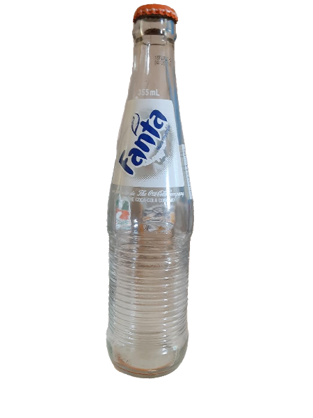 glass Fanta bottle