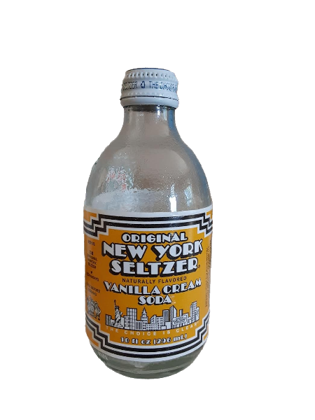 Original New York seltzer vanilla cream bottle